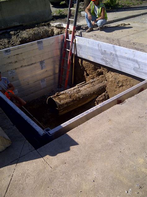 steel shoring box|trench box rentals near me.